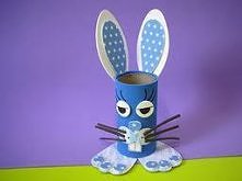 zajaczek tekturowej rolki