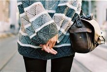 blue&grey sweater