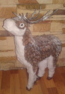 renifer:D dekoracje świąteczne