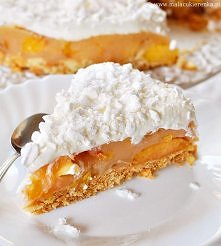 Torcik z brzoskwiniami i bezami bez pieczenia

Składniki:
Spód:
200g pokruszonych biszkoptów
100g masła
Masa:
0,5L soku bananowego
2 opakowania budyniu waniliowego bez cukru
1 ł...