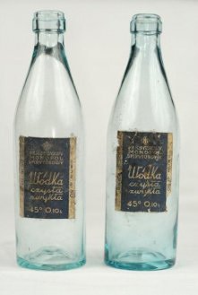 Dwie buteleczki PAŃSTWOWY MONOPOL SPIRYTUSOWY | Wódka czysta zwykła (łowca: Rebelle)