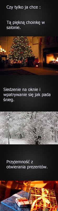 uwielbiam jak pada śnieg...