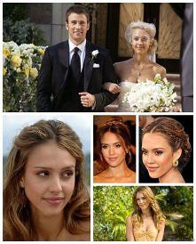 Fryzury ślubne w stylu Jessiki Alby