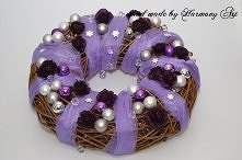 Fioletowy wieniec