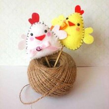 Filcowe kurczaczki