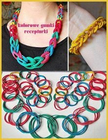 Bransoletka/ naszyjnik z gu...