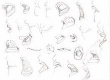 Tak można to narysowć- usta