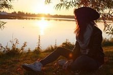 Zachód słońca+wakacje