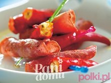 Roladki z szynki z papryką
