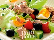 Sałata lodowa z tuńczykiem