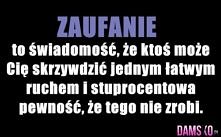 Tak trudno jest ufać