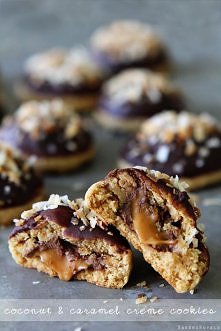 kokosowo-karmelowe ciasteczka