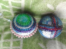 bombki zrobione przeze mnie :D