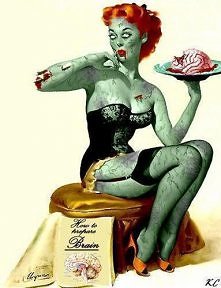 zombie pin up