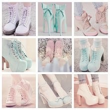 pastelowe buty ♥