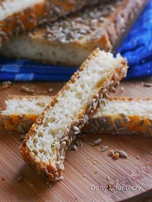 Focaccia ze słonecznikiem.