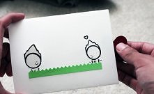 ruchoma kartka : kiss