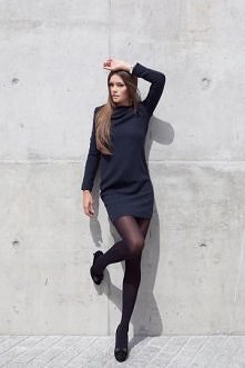 Noemie wełna z angorą- granat