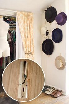 wieszak na kapelusze ze spi...