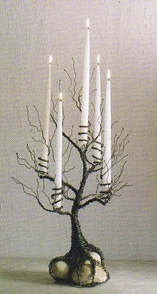 Świecznik jak drzewko szczęścia