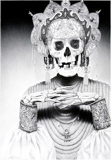Skull drawing