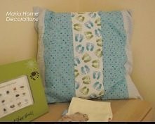 poduszki zrobione metodą patchwork