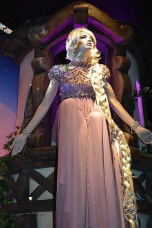 Rapunzel by Jenny Packham - Harrods Disney Princess Designer Dresses - Christmas Window