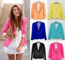 Kolorowe marynarki ♥. Jaki kolor najładniejszy?