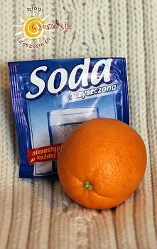 Maska z sody i pomarańczy
