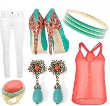 Zestaw w pastelowych kolorach