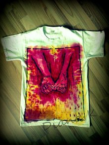 Pierwsza koszulka malowana ...