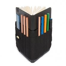 canvas stationery holder, czyli materialowa 'nakladka' na dziennik/...