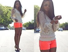 neon shorts