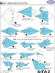 how to, how to fold, origami instructions, paper folding, step by step, tutorial, origami rat