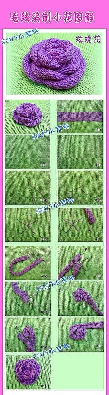 diy, diy projects, diy craft, handmade, diy simple yarn rose