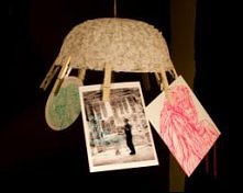 Abażur DIY z rolek po papie...