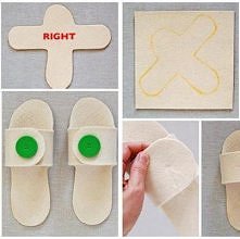 Świetny pomysł na kapcie dl...