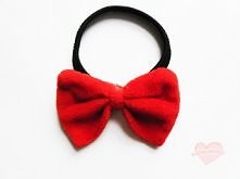 Gumka/bransoletka 
Dziewczęca kokardka