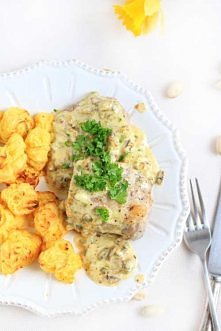 Pyszne delikatne polędwiczki w sosie śmietanowym z pistacjami - przepis po kliknięciu w obrazek