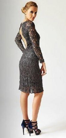 Sukienka szydełkowa