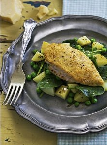 KURCZAK W PARMEZANOWEJ SKOR...