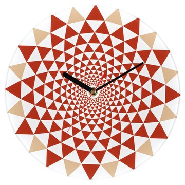 Triangular Clock Red
by sonodesign