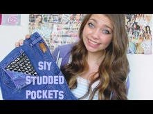 SIY: Purple Shorts with Studded Back Pockets!