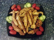 Paseczki w panierce ( schabowy & piersi )