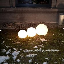 Świecące kule ogrodowe, idealne do ogrodu, restauracji, firmy. Wiecej na LEDco.pl