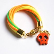 czaszki & ważki GLAM twist na złoto