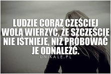 Ludzie coraz częściej...