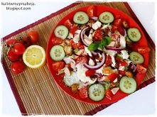 Sałatka z wędzonym kurczakiem - blog Kulinarne przeboje