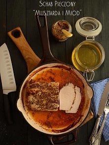 Schab pieczony "Musztarda i miód"