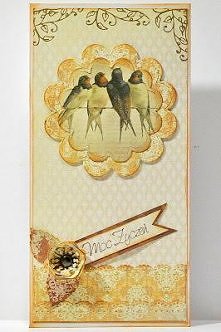 Kartka w stylu vintage.